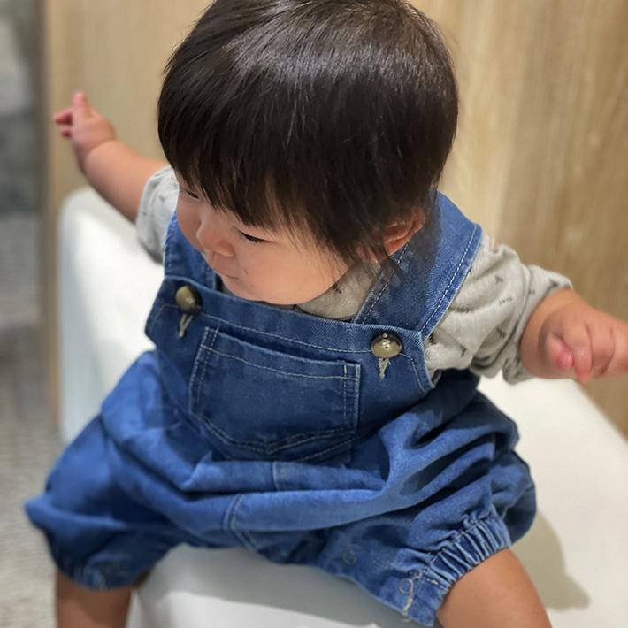 ベビー オーバーオール キッズ デニムオーバーオール 男の子 女の子 赤ちゃん ベビー服 子供服 ボトムス かわいい おしゃれ Gパン ジーパン ロンパース R2pt 017 Namosee 通販 Yahoo ショッピング