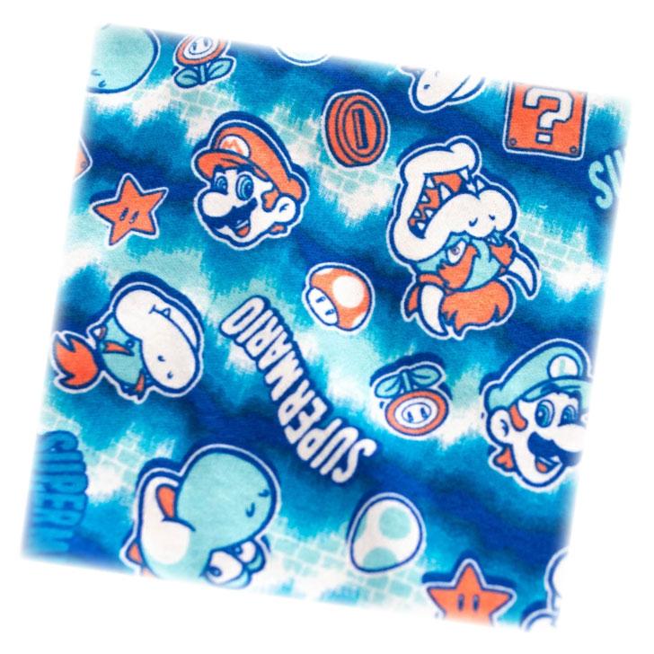 2枚組 ボクサーパンツ キッズ 男の子 マリオ 下着 キャラクター 子供 インナー 小学生 幼稚園 保育園 園児 前閉じ 綿100％ 100cm 110 120 130 ネームタグ付 名前 | BANDAI | 06