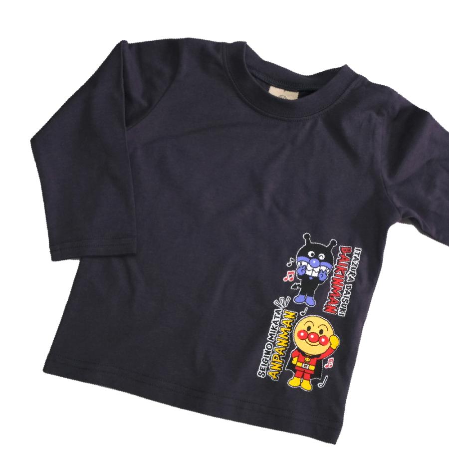 ベビー服 アンパンマン Tシャツ 長袖 ロンT 綿100% 100cm 90 80 キッズ