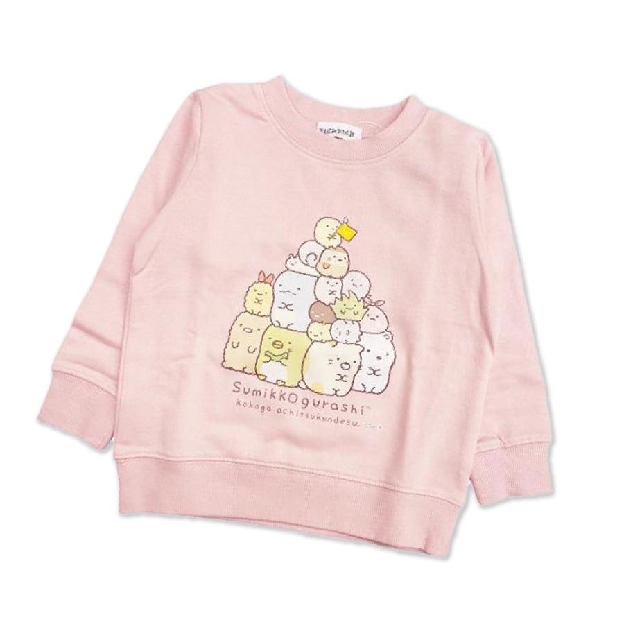 子供服 トレーナー キッズ すみっコぐらし 裏起毛 スウェット 女の子 秋 冬 春 130 120 110 綿100 かわいい クリスマス プレゼント 長袖 キャラクター 爆買 | すみっコぐらし | 05