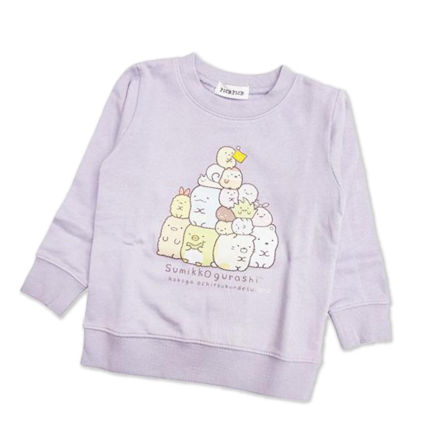 子供服 トレーナー キッズ すみっコぐらし 裏起毛 スウェット 女の子 秋 冬 春 130 120 110 綿100 かわいい クリスマス プレゼント 長袖 キャラクター 爆買 | すみっコぐらし | 07