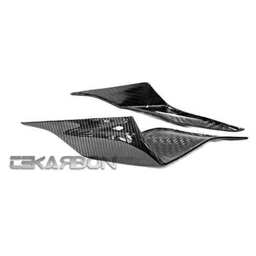 印象のデザイン TEKARBON、カーボンファイバー製テールサイドフェアリング、ヤマハYZF R 6用 (2017-2020年) 、ツイル織り2 x 2