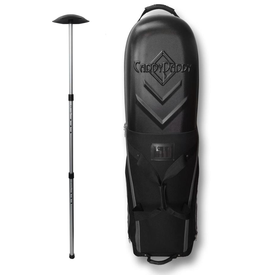 CaddyDaddy Enforcer Golf Travel Bag Coverハードケーストップ北極点クラブプロテクター付頑丈な車輪付き