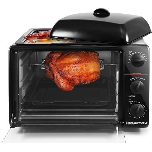 MaxiMatic Elite Cuisine 6Slice Toaster Oven with Rotisserie and Grill