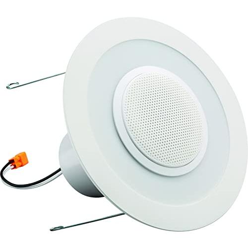 Lithonia Lighting 27K 90CRI MW M6 6SL RD 07LM 2700K LEDレトロフィットモジュール 内蔵Bluetoothスピーカー付き 5.00x7.69x7.69 マットホワイト Lithonia Lighting 27K 90CRI MW M6 6SL RD 07LM 2700K LEDレトロフィットモジュール 内蔵Bluetoothスピーカー付き 00x7 69x7 マットホワイト