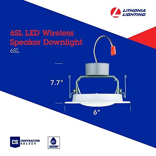 Lithonia Lighting 27K 90CRI MW M6 6SL RD 07LM 2700K LEDレトロフィットモジュール 内蔵Bluetoothスピーカー付き 5.00x7.69x7.69 マットホワイト Lithonia Lighting 27K 90CRI MW M6 6SL RD 07LM 2700K LEDレトロフィットモジュール 内蔵Bluetoothスピーカー付き 00x7 69x7 マットホワイト