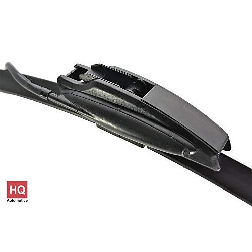 ウォッシャージェット水噴霧ノズルADJR 62621ツインボックス付きフロントフレームレスフラットエアロワイパーブレードHQオートモーティブ