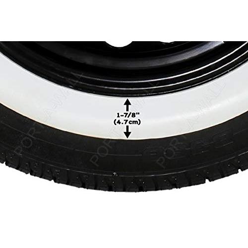 PORT-A-WALL　14　INCH　TIRE　Escape　2%　2ブールエクソ-テ%Side　X　White　Wheel　Wall　Ims　Set　PCS大人気