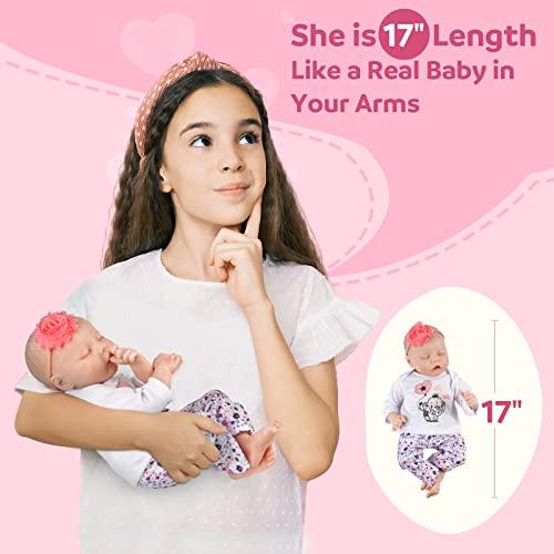 JIZHI等身大リボーンベビードール0-3ヶ月ベビーソフトボディリアリスティック生まれたばかりの赤ちゃん人形リアルライフベビードール3歳以上またはコレクシ JIZHI等身大リボーンベビードール0