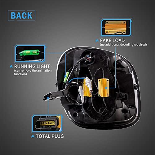 完動品 VLAND LEDテールランプMercedes Smart 453 Fortwo/Forfour 14-19対応 (ブリージング照明機能搭載モデルは除く) 、リアランプアッセンブリー動的アニメーショ 【M1952588477】(69971円)