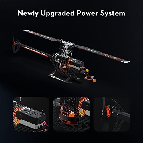 大人気 OMPHOBBY M2 EVO RC大人用デュアルブラシレスモーターダイレクトドライブ6チャンネルRC屋外用ヘリコプター、上級3Dリモートコントロール機、新しくアップグ 【1385851495】(49662円)