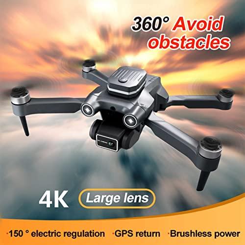 【中古品/USED】 K9シリーズ折りたたみドローンデュアルカメラ付き-4 K HDカメラ、LEDライト、3段飛行速度、ヘッドレスモード、高度保持モード、RCクアッドコプター (電池付 【2996614194】(107384円)