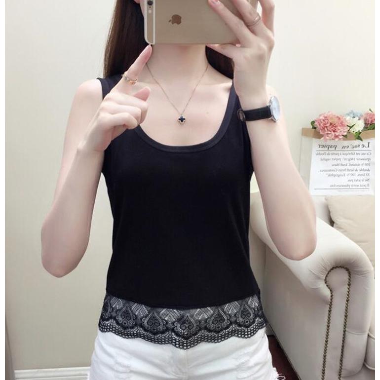 レースキャミソール レディース シャツ レースキャミ スクエアネック インナー トップス 下着 肌着 タンクトップ A0006 ナナストアー 通販 Yahoo ショッピング