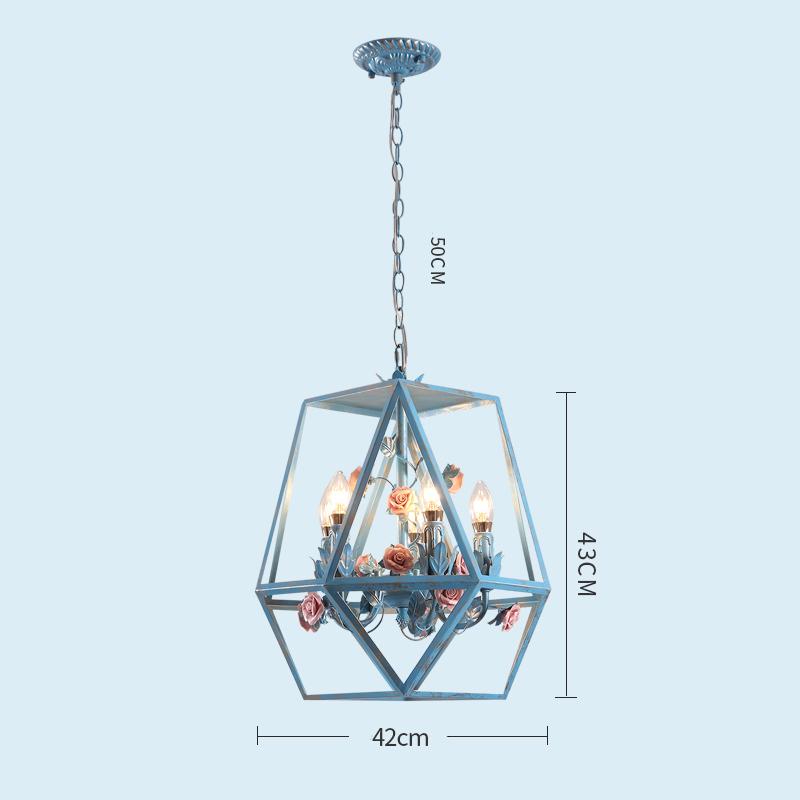 JP 5 012 ☆超綺麗☆ レトロな鉄芸/草花/鳥かごシャンデリア 花 JP 5 012 ☆超綺麗☆ レトロな鉄芸/草花/鳥かごシャンデリア 花