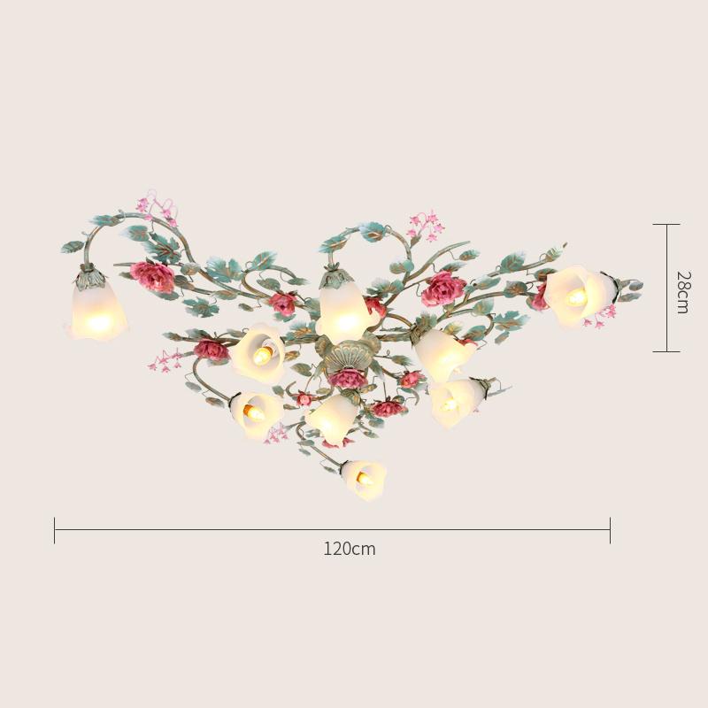 JP 5 022 ☆超綺麗☆9 灯式天井照明 花のランプ ローズ吊り下げ JP 5 022 ☆超綺麗☆9 灯式天井照明 花のランプ ローズ吊り下げ