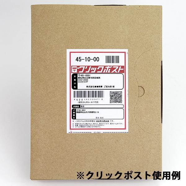 CLM-1(VP) ミシン目入りラベルシール 1ケース 500シート A4 4面 105×148.5mm 切り離し可能 クリックポスト対応サイズ ナナクリエイト nana CLM1 | nana | 05