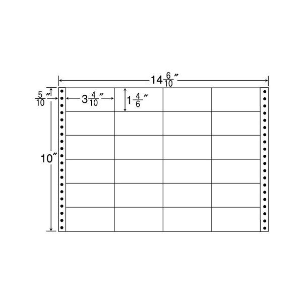 M14N(VP5) 連帳ラベル 24面 2500折 86×42mm ナナクリエイト 東洋印刷 ナナフォーム ナナラベル