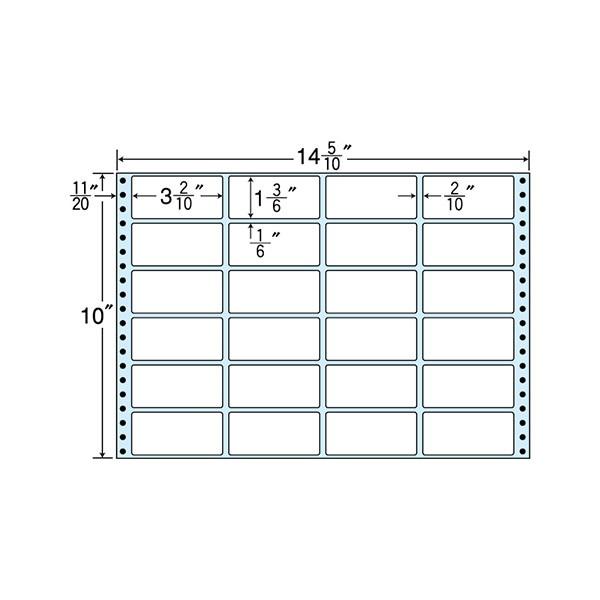 NT14MB(VP) 24面 連続ラベル タックフォーム ナナクリエイト東洋印刷 ナナフォーム ナナラベル ブルーセパ｜nana