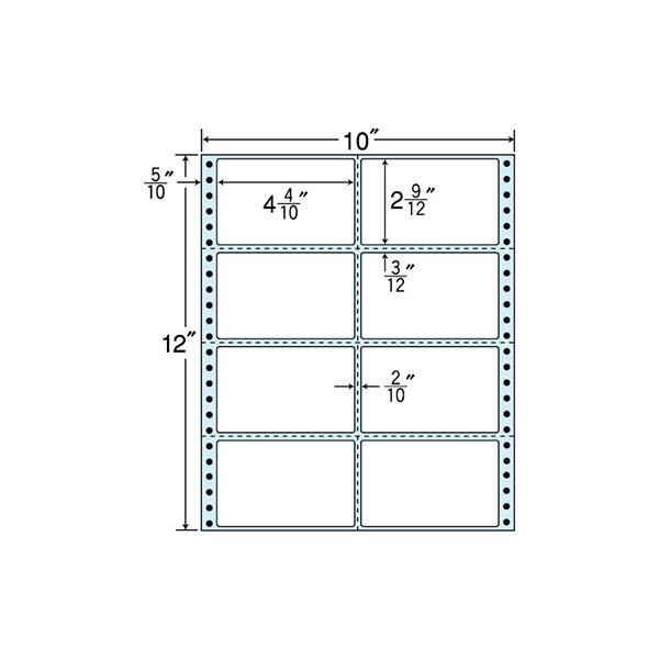 NX10PB（VP2）8面 連続ラベル ナナクリエイト東洋印刷　ナナフォーム　ナナラベル ブルーセパ｜nana