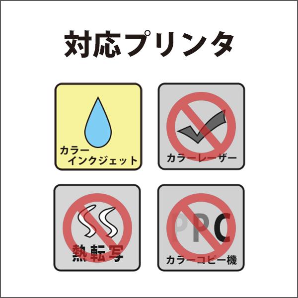 SCJ-7(VP2) 光沢紙ラベルシール 2ケースセット 800シート A4 1面 ノーカット 210×297mm カラーインクジェット用 表示ラベル ナナクリエイト SCJ7 | nana | 02