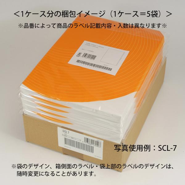 SCL-45(VP5) 耐水 光沢紙ラベルシール 5ケースセット 2000シート A4 24面 66×35mm カラーレーザープリンタ専用 ナナクリエイト 東洋印刷 SCL45 | nana | 04