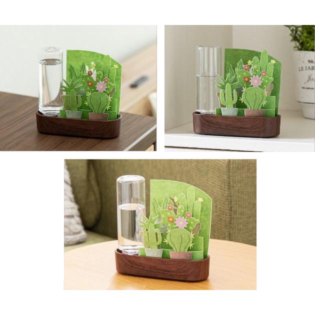 セキスイ ECO加湿器 うるおい サボテンモチーフ 積水樹脂 ペーパー加湿