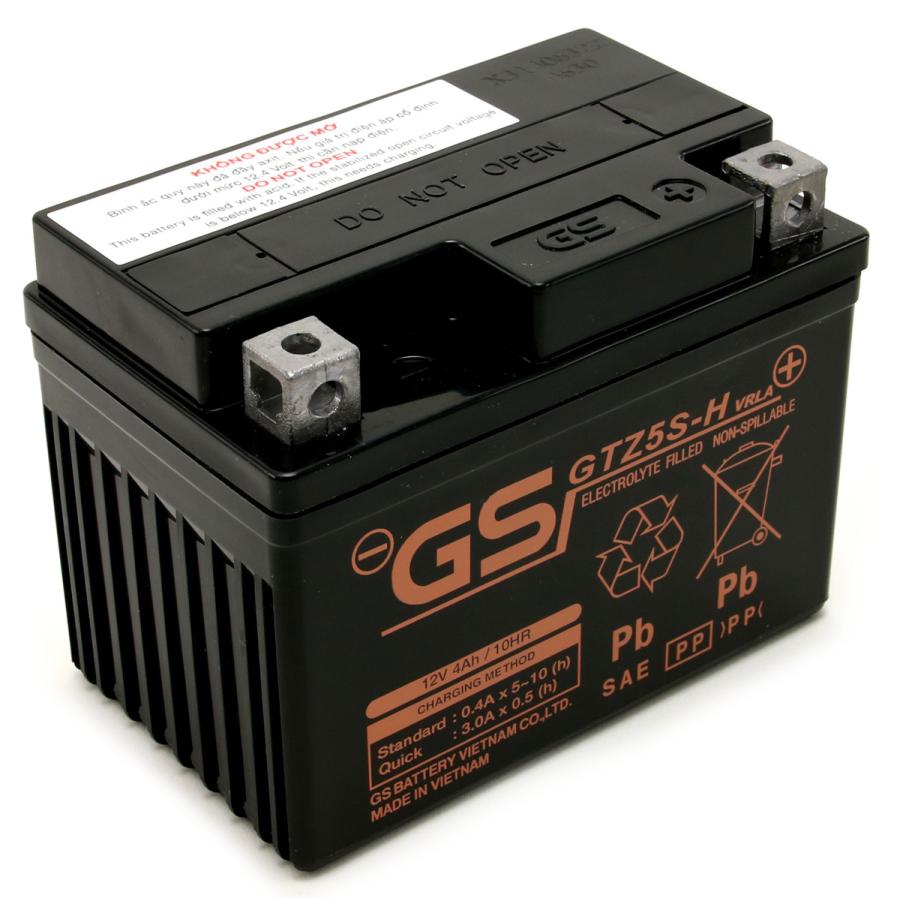 [ベトナムGS] GTZ5S-Hバッテリー　GTZ4V互換　GTZ5S強化版　クロスカブ110(JA45/JA60)、CT125ハンターカブ(JA55/JA65)等　　GSユアサ｜nanacompany｜03