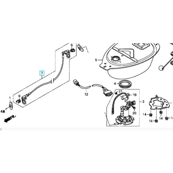 ホンダ（HONDA） [純正部品] フューエルホース スーパーカブ50