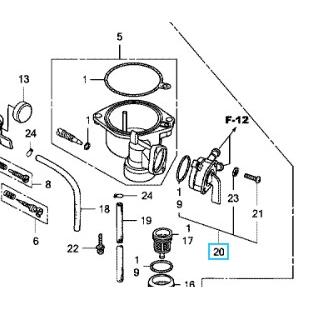 ホンダ（HONDA） [純正部品]フューエルコックセット : ナナカンパニー