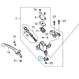ホンダ（HONDA） [純正部品] フロントストップスイッチCOMP (ディスク