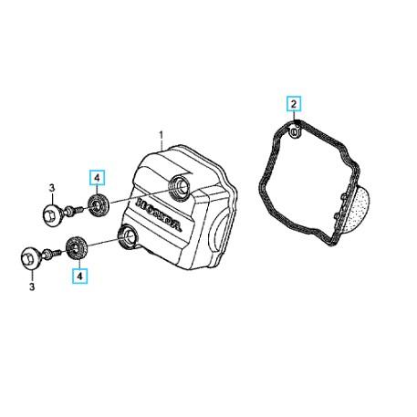 山梨 発 CB50純正部品いろいろ ホンダ（HONDA） [純正部品] シリンダヘッドカバーガスケットセット