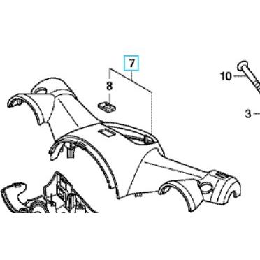 ホンダ（HONDA） 【廃盤】[純正部品] スーパーカブ110(JA07) ハンドル