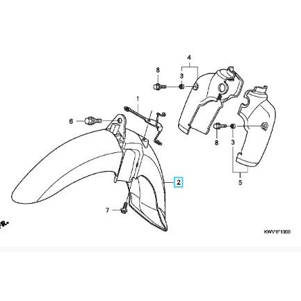 ホンダ（HONDA） 【廃盤】[純正部品] スーパーカブ110(JA07) フロント