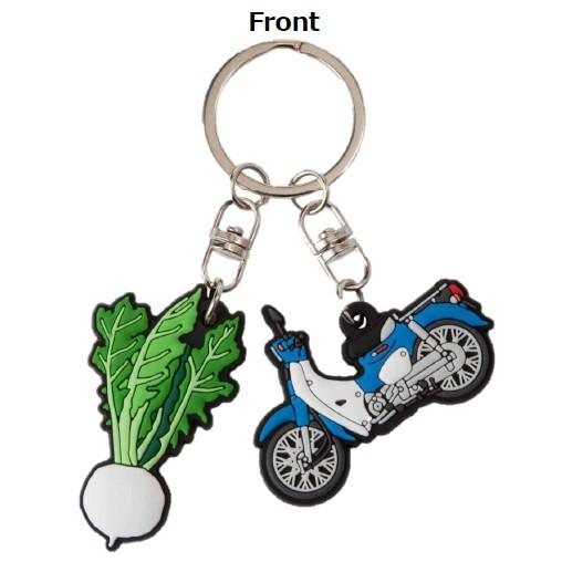 記念グッズ ballboy79 ホンダ（HONDA） ホンダ純正グッズ PVCキーホルダー SuperCub×かぶ