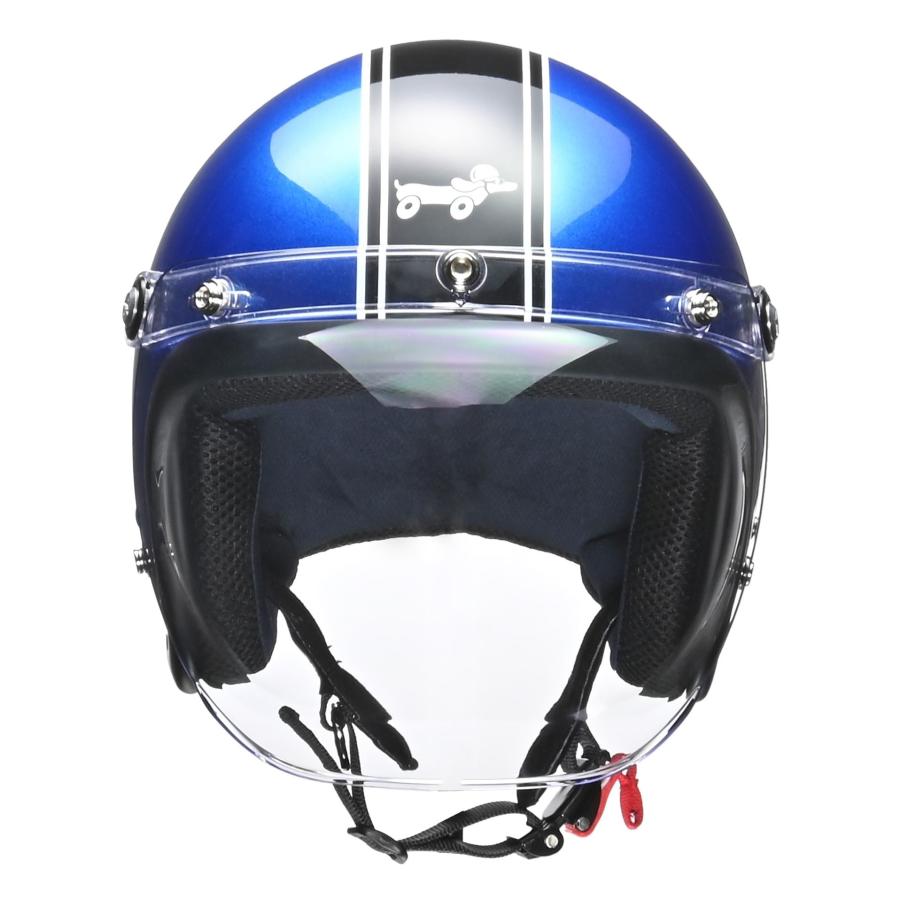 ホンダ　DJ1 ヘルメット　当時物 ホンダ HONDA Monkey ヘルメット レッド ×ホワイト Mサイズ(57