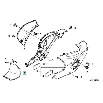 ホンダ（HONDA） 【廃盤】[純正部品] スーパーカブ110(JA07) センター