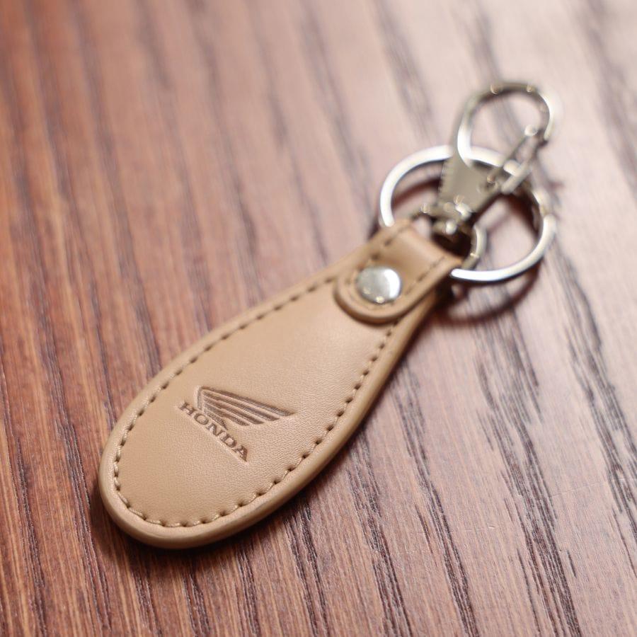ホンダ（HONDA） ホンダ純正グッズ レザーオーバルキーホルダー