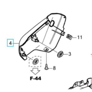 ホンダ（HONDA） [純正部品] 右サイドカバー 各色 CT125ハンターカブ