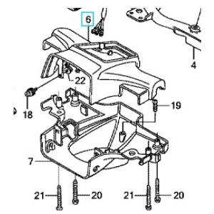 ホンダ（HONDA） [純正部品] スーパーカブカスタム ハンドルアッパー