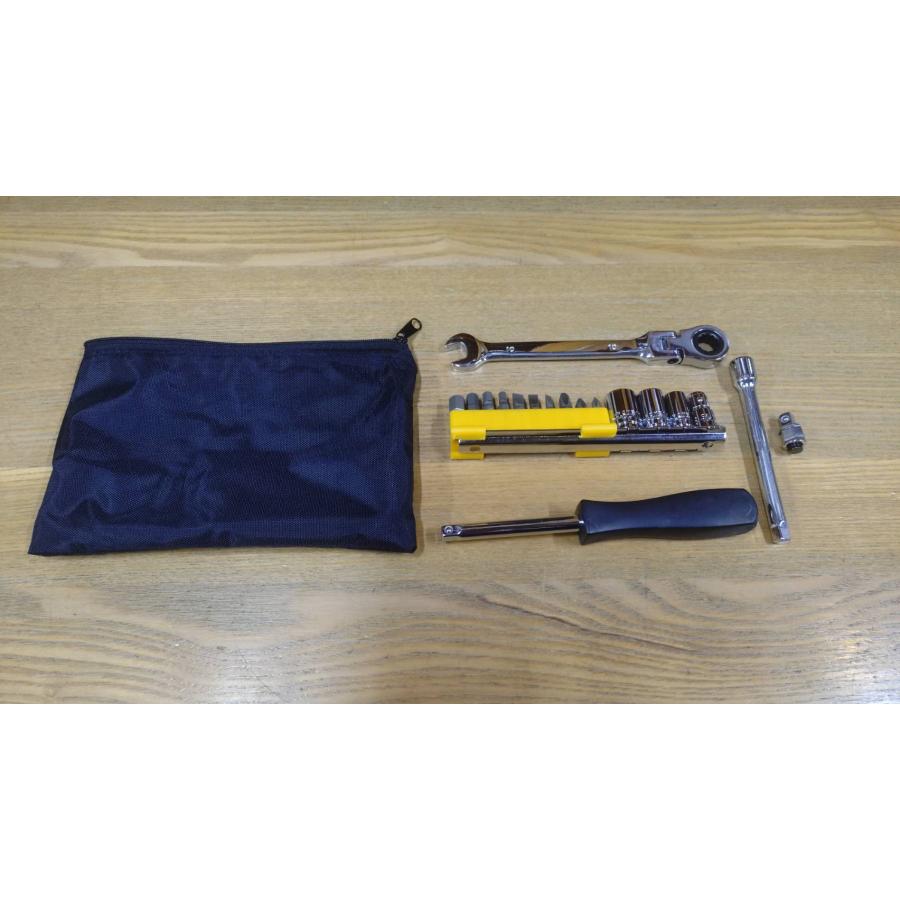 PLOT(プロト)] メンテナンス コンパクト車載工具セット 24pcs 車載