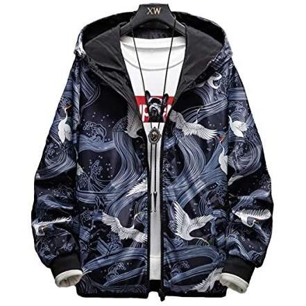 アマツ 選べる5タイプ リバーシブル ジップアップ ウインドブレーカー お洒落 パーカー 韓国 ファッション 春 秋 B クレーン Xl Nh Vjn06q2ch ななはちストア 通販 Yahoo ショッピング