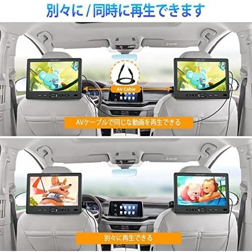 ヘッドレストモニター Desobry 車載用dvdプレーヤー 10 1インチ スロットイン式 Dvdモニター 1080p動画 同じや別の再生 後部座席 Nh Wjn29t3ed ななはちストア 通販 Yahoo ショッピング