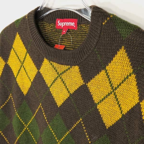 SUPREME(シュプリーム) 15A/W ARGYLE CREWNECK SWEATER 【セーター・ニット・トップス・アーガイル】