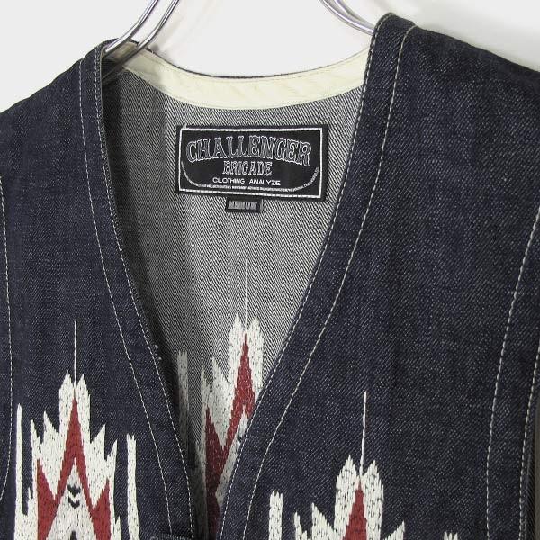 CHALLENGER（チャレンジャー） NATIVE DENIM VEST : Nana