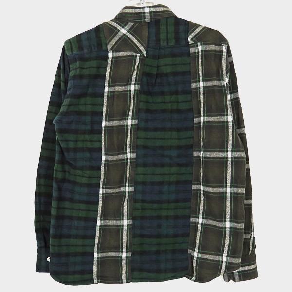 sacai sacai(サカイ) 切り替えチェックネルシャツ 14-00656M