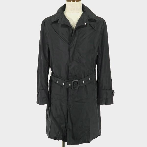 定番キャンバス Mackintosh マッキントッシュ Downfield Short ナイロンシングルトレンチコート ダウンフィールド ブラック メンズ 黒 アウター