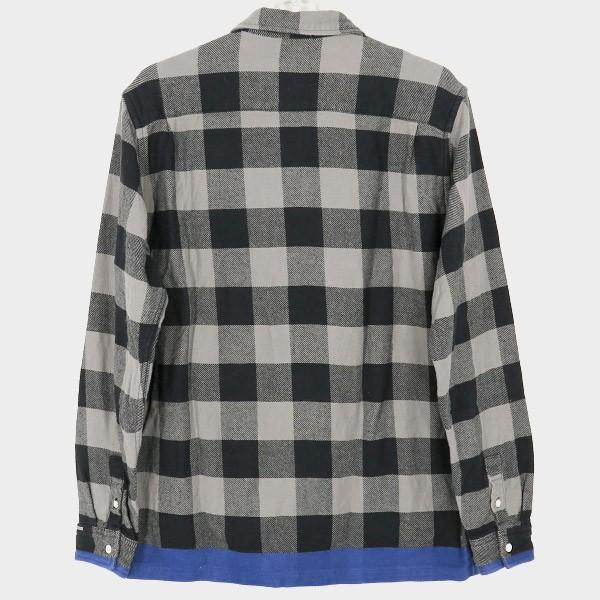 GOODENOUGH(グッドイナフ) BUFFALO LINE SHIRT メンズ バッファローラインシャツ ブロックチェック バッファローシャツ シャツ チャコール｜nanainternational｜02