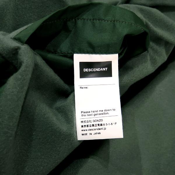 DESCENDANT ディセンダント 18SS PE/NYLON JACKET 181TQDS-JKM02