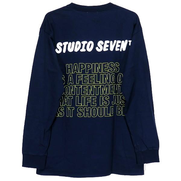STUDIO SEVEN スタジオセブン BIG HAPPINESS LS Tシャツ #70863976 