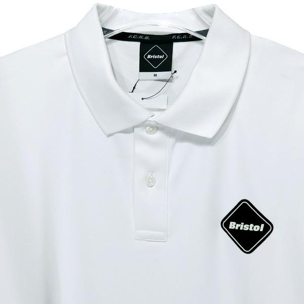 F.C.R.B. エフシーアールビー 19SS BIG LOGO POLO FCRB-190050 ビッグ ロゴ ポロシャツ ホワイト